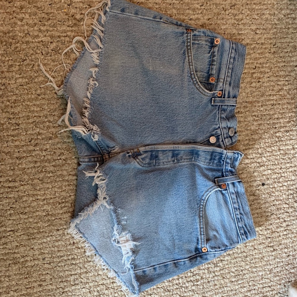 Denim Levi shorts
